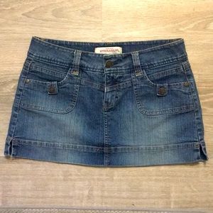 Hydraulic | Jean Mini Skirt